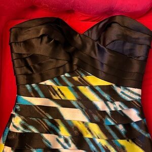 Bebe bandage mini dress. Multi-colored. Size XS (fits like a 2).